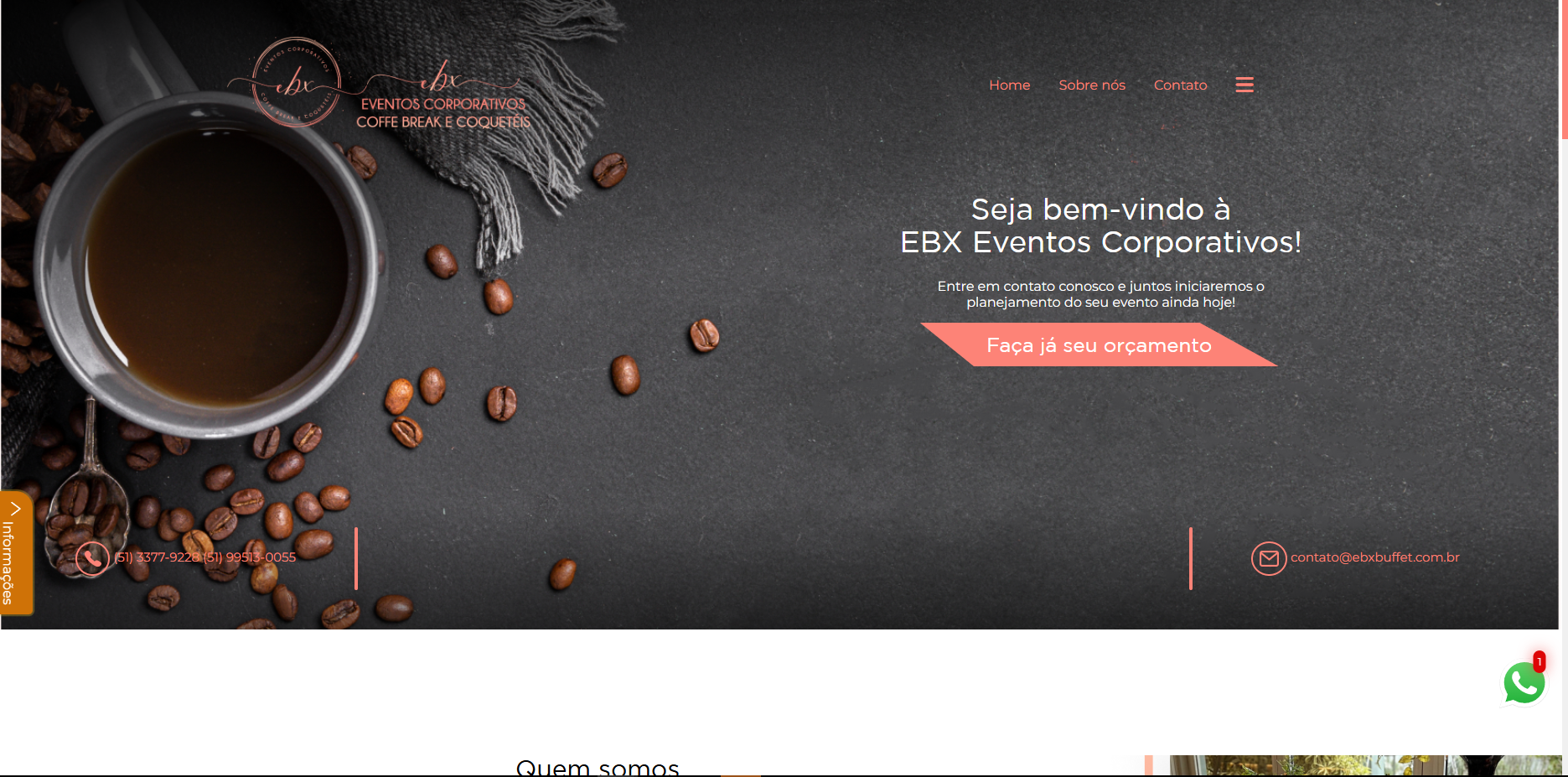 Logo do projeto EBX Eventos Corporativos